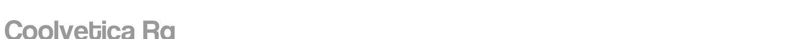 Coolvetica font preview